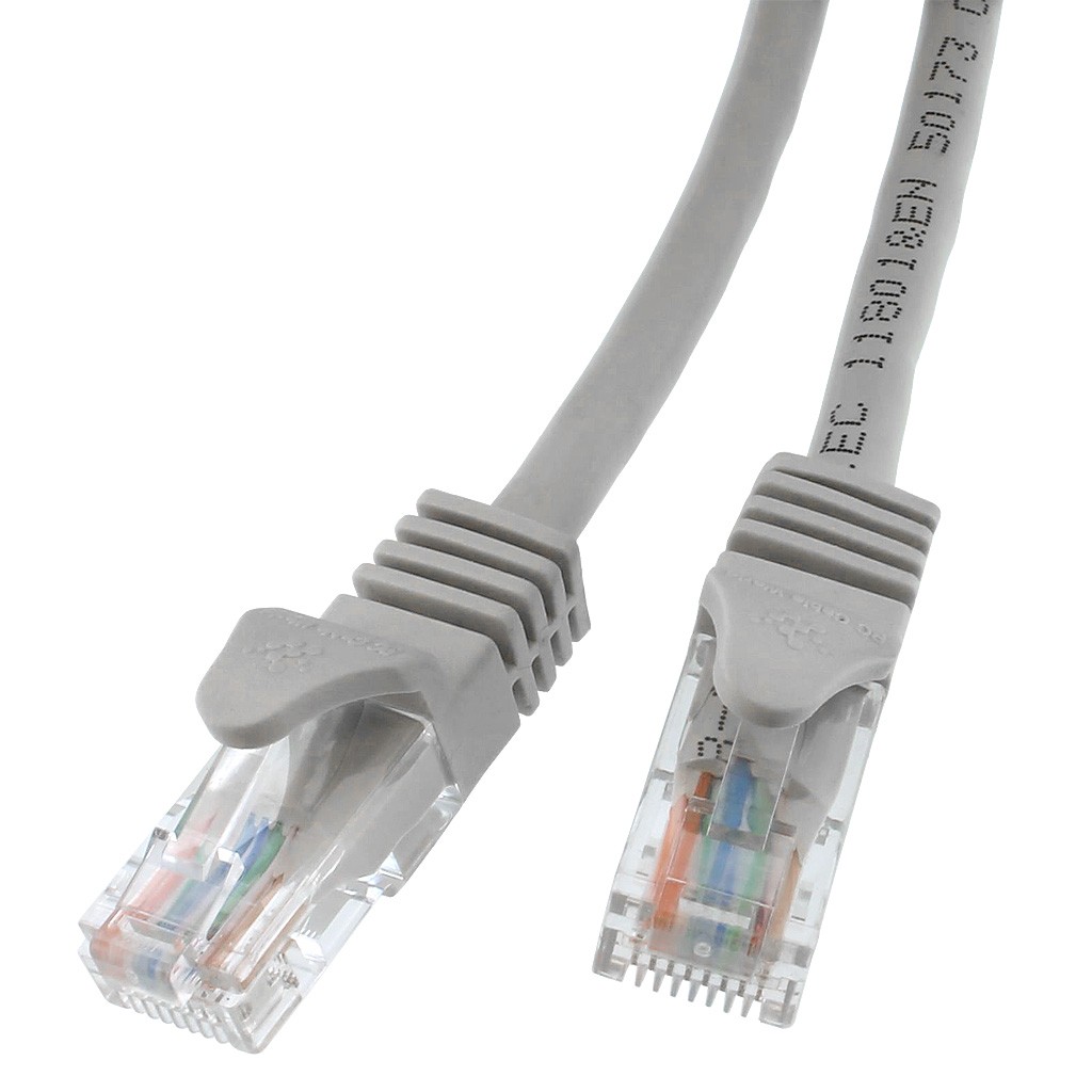 Cat5e T568a Grey Utp Network Patch Cable Lin Haw International