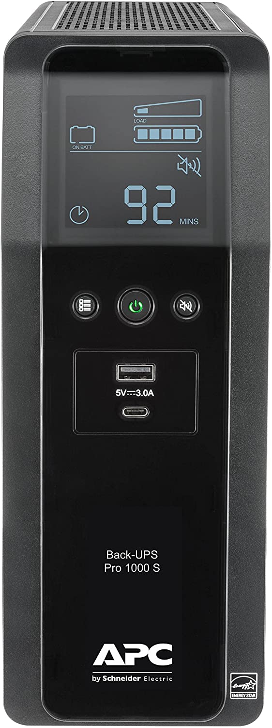 APC 10-OUTLET LCD BACK-UPS PRO UPS (600W/1000VA) | Lin Haw ...