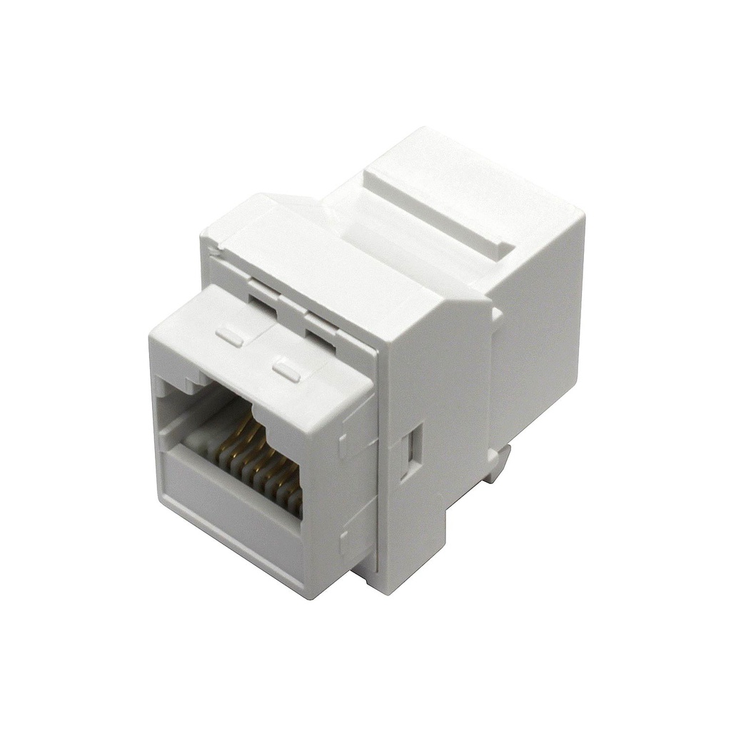 RJ45 CAT6 F/F COUPLER WHITE KEYSTONE JACK | Lin Haw International