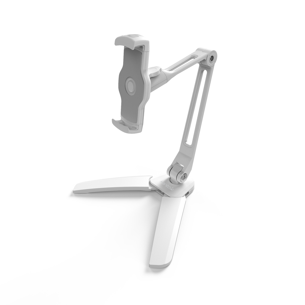 KANTO DUAL ARM PHONE & TABLET STAND W/ FOLDING LEGS