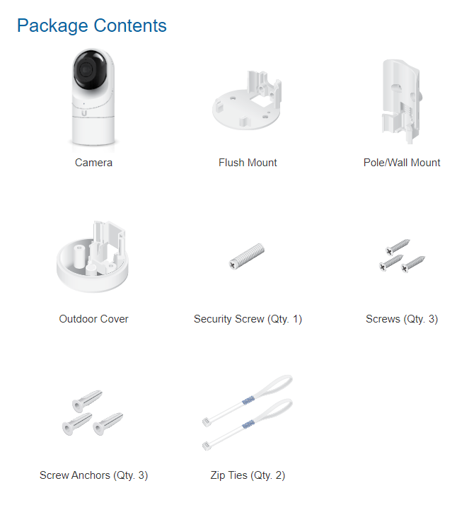 unifi g3 flex mounting