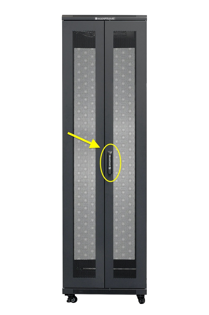 MAINFRAME REPLACEMENT LOCK FOR CABINET (REAR MESH DOOR)