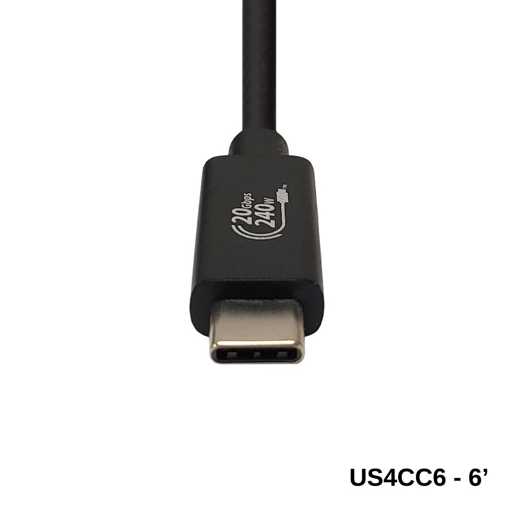 USB4 TYPE C TO TYPE C 240W DEVICE CABLE