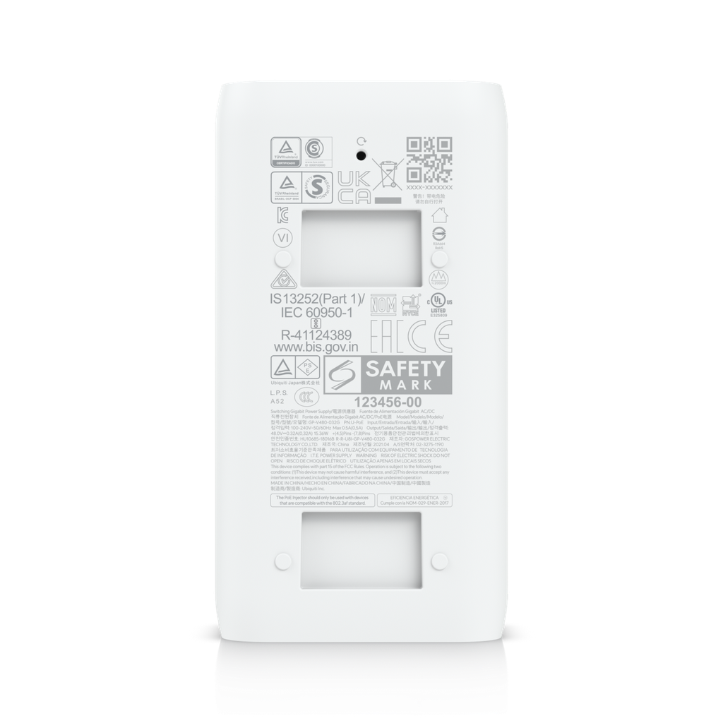 UBIQUITI POE INJECTOR -  802.3AF