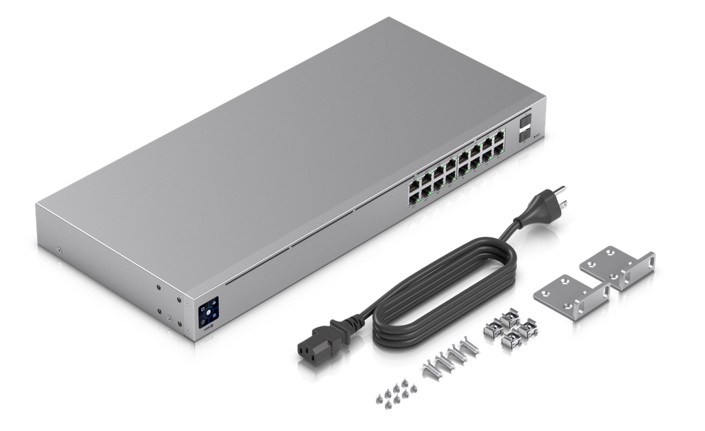 UBIQUITI UNIFI GEN2 16-PORT 8 POE+ 2 SFP GIGABIT SWITCH (42W)