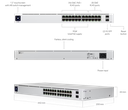 UBIQUITI UNIFI GEN2 24-PORT 16 POE+ 2 SFP GIGABIT SWITCH (95W)