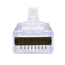 SIMPLY45 PROSERIES PASS THROUGH BLUE TINT - CAT5E UTP WITH CAP45™ - 100PC JAR