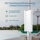 TP-LINK OMADA EAP610-OUTDOOR DUAL BAND IEEE 802.11 A/B/G/N/AC/AX 1.80 GBIT/S WIRELESS AP