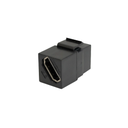 HDMI F/F 8K COUPLER KEYSTONE JACK - BLACK