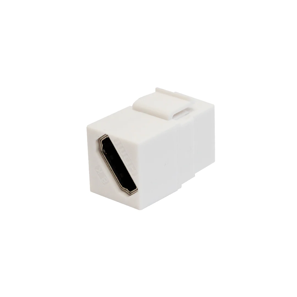 HDMI F/F 8K COUPLER KEYSTONE JACK - WHITE