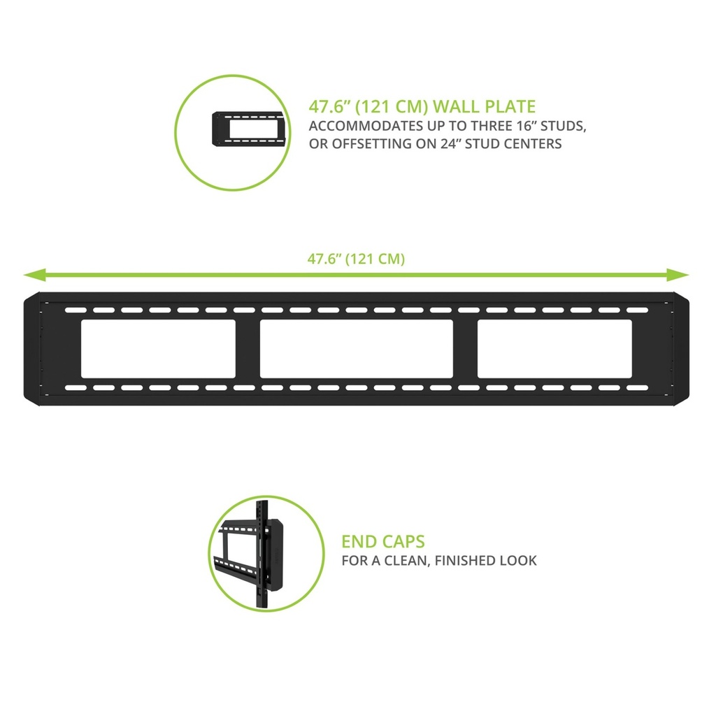 KANTO FIXED LOW PROFILE TV MOUNT 55-120"