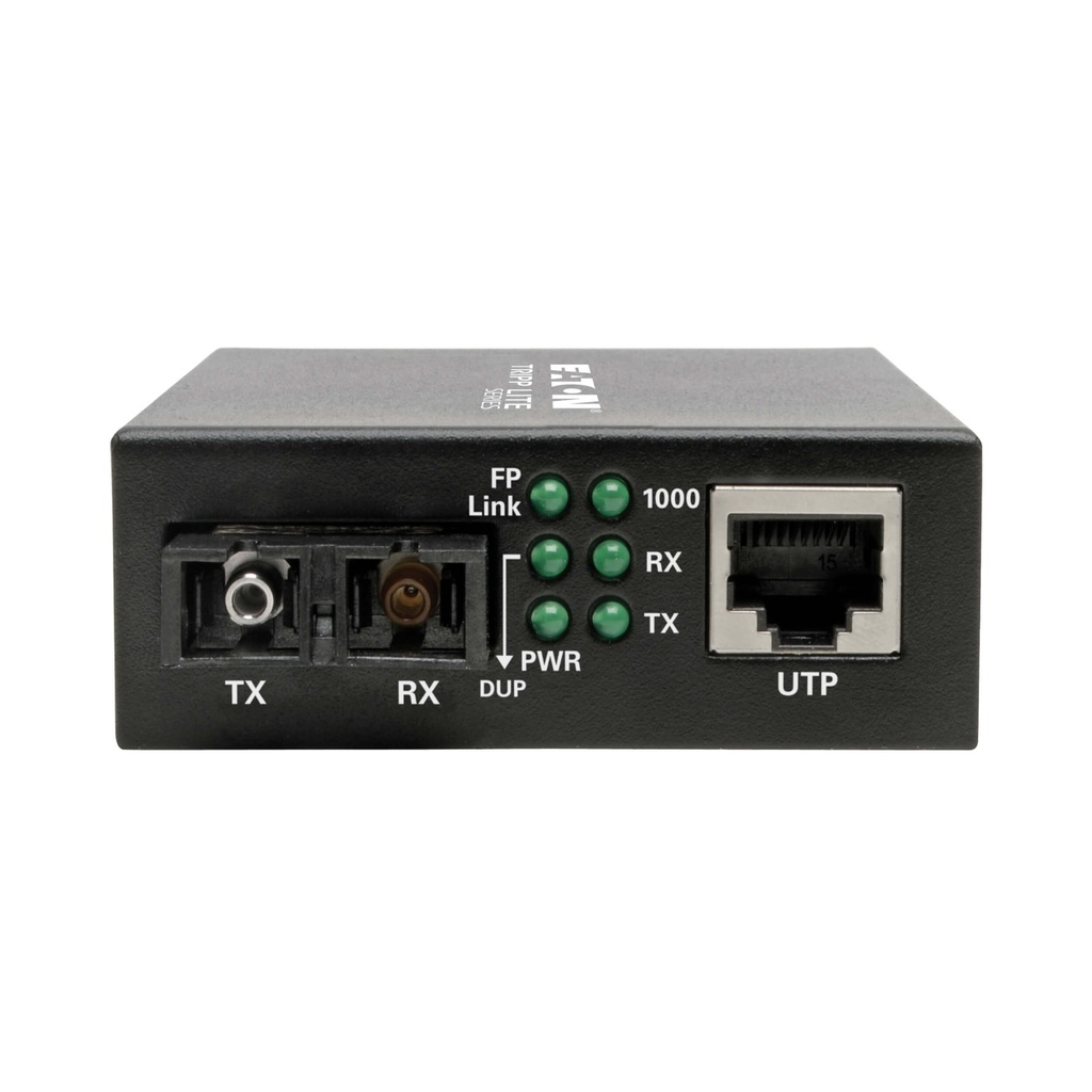 TRIPPLITE GIGABIT SINGLEMODE FIBER SC TO ETHERNET MEDIA CONVERTER