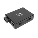 TRIPPLITE GIGABIT SINGLEMODE FIBER SC TO ETHERNET MEDIA CONVERTER