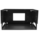 STARTECH 2-POST 4U OPEN FRAME WALL MOUNT NETWORK RACK WITH BUILT-IN SHELF & ADJUSTABLE DEPTH