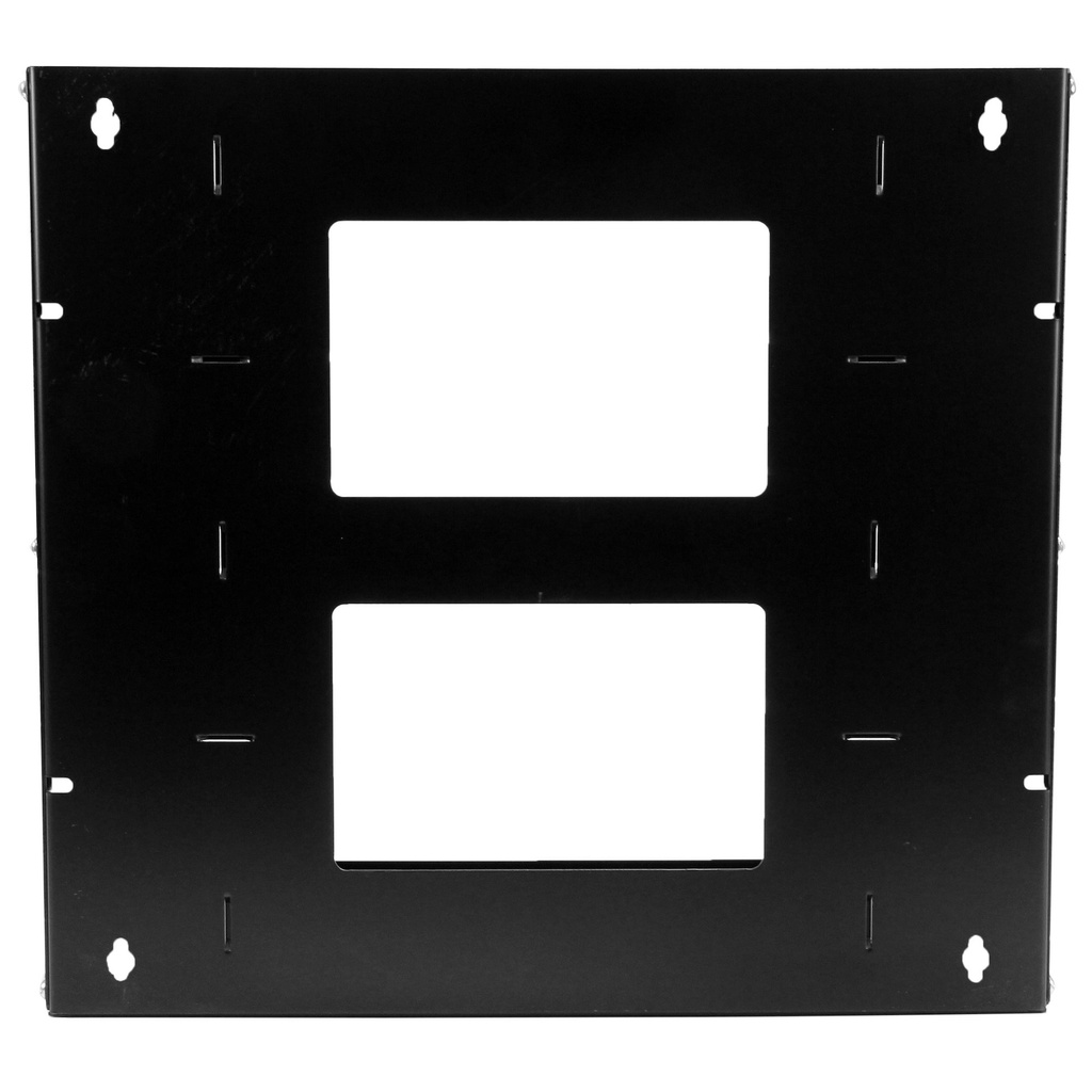 STARTECH 2-POST 8U OPEN FRAME WALL MOUNT NETWORK RACK WITH BUILT-IN SHELF & ADJUSTABLE DEPTH