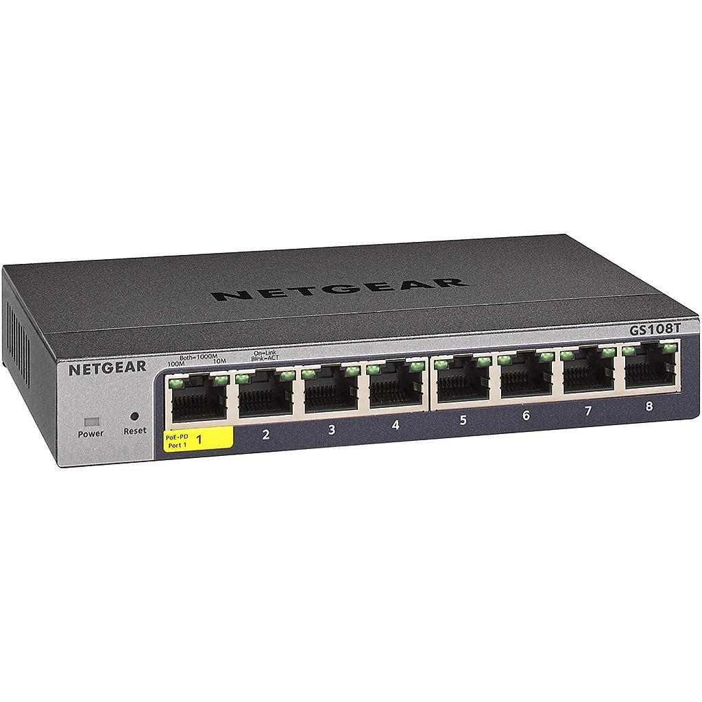 NETGEAR 8 PORT GIGABIT SMART MANAGED PRO SWITCH W/CLOUD MANAGEMENT