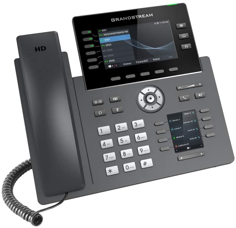 GRANDSTREAM 6 LINE VOIP PHONE (6 SIP) W/ BLUETOOTH & WI-FI