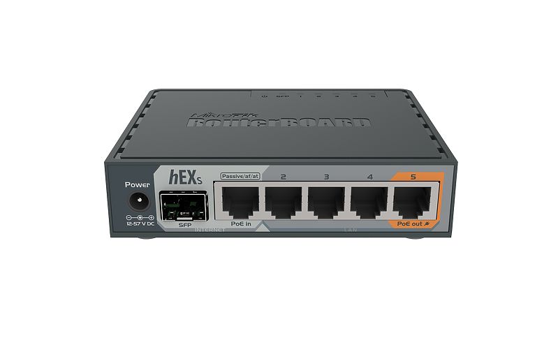 MIKROTIK HEX S ROUTER 880 MHZ DUAL CORE 256 MB 5XGB POE L4