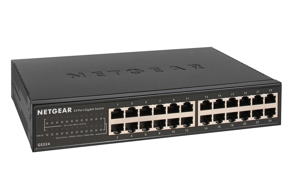 NETGEAR 24 PORT GIGABIT ETHERNET UNMANAGED SWITCH