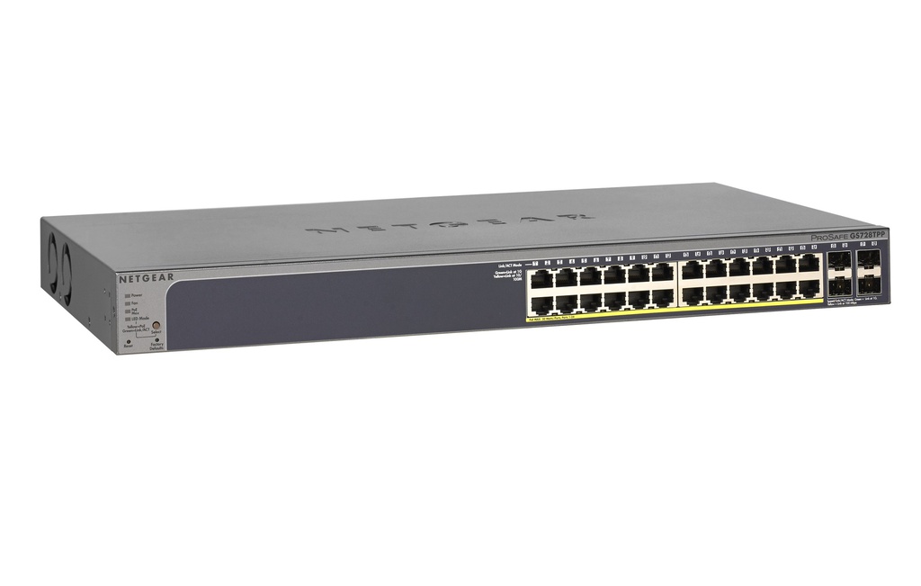 NETGEAR PROSAFE 24-PORT POE+ SMART SWITCH W/4 SFP (380W)