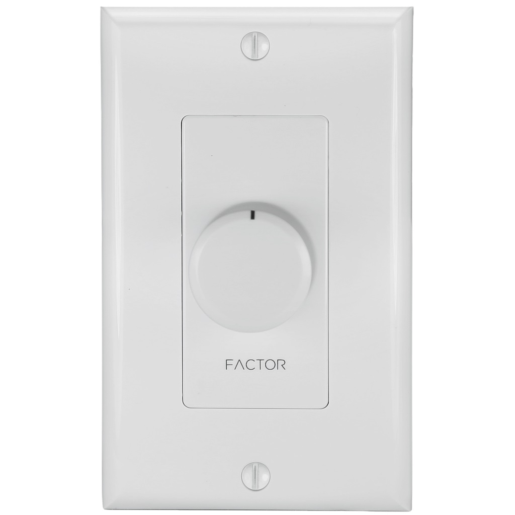 FACTOR 10W (25/70V) WHITE DECORA VOLUME CONTROL