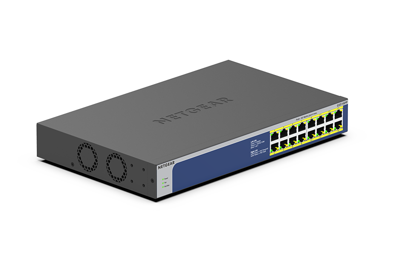 NETGEAR PROSAFE 16-PORT POE+ GIGABIT ETHERNET UNMANAGED SWITCH (260W)