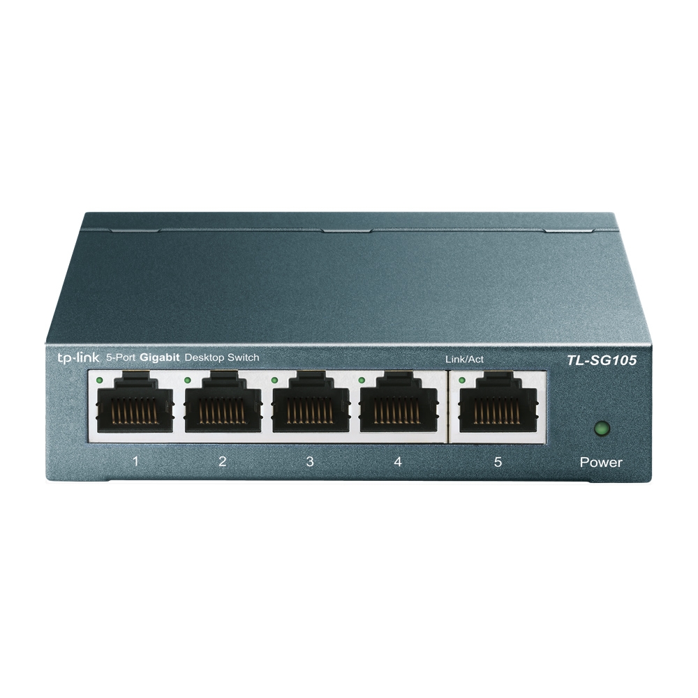 TP-LINK 5-PORT 10/100/1000Mbps GIGABIT ETHERNET SWITCH METAL