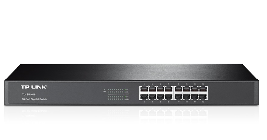 TP-LINK 16-PORT 10/100/1000Mbps GIGABIT ETHERNET SWITCH