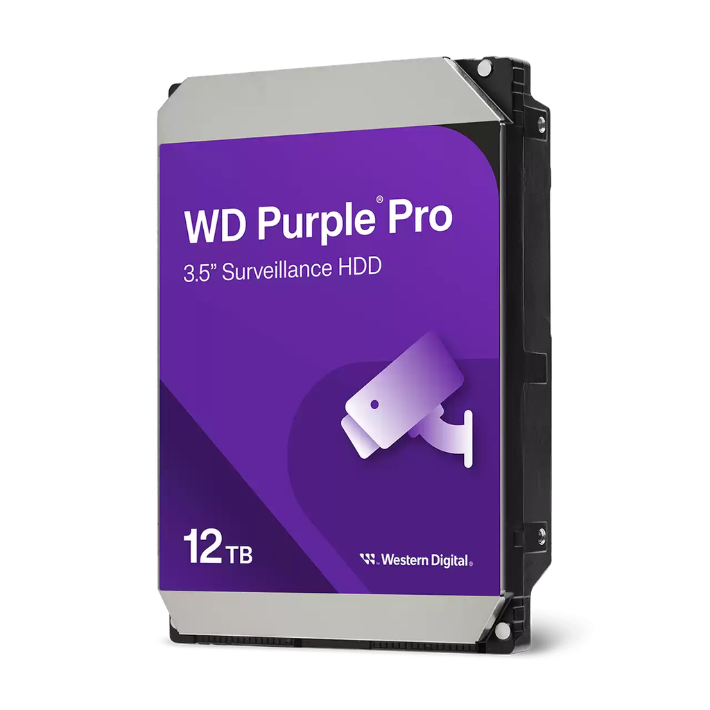 WESTERN DIGITAL PURPLE PRO 12TB 3.5" SATA SURVEILLANCE HDD (CMR)