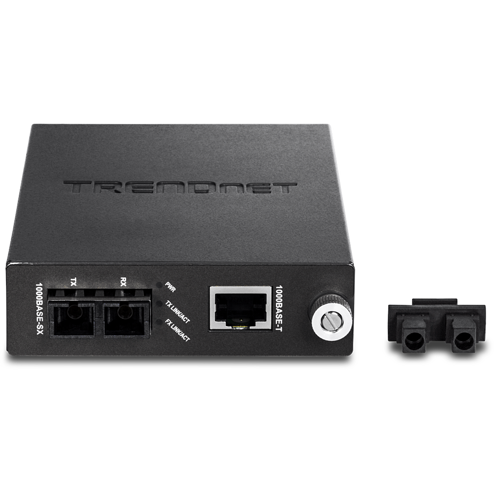 TRENDNET GIGABIT MULTIMODE FIBER SC TO ETHERNET MEDIA CONVERTER