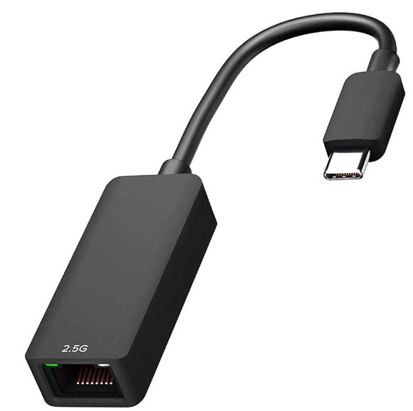 USB 3.1 TYPE C MALE TO 2.5 GIGABIT ETHERNET ADAPTER