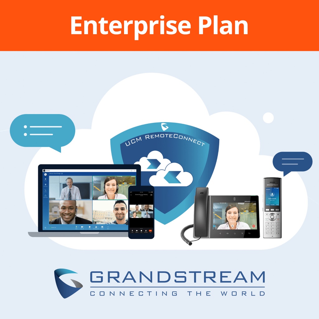 GRANDSTREAM UCMRC ENTERPRISE 1 YR / 64 CONC CALLS 400 USERS 10 GB