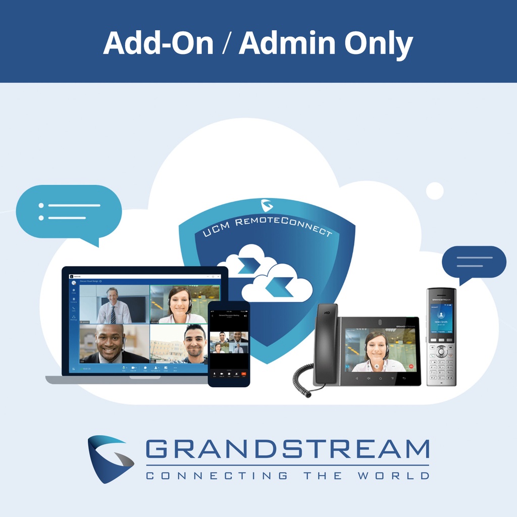 GRANDSTREAM UCMRC ADMIN 1 YR / 1 GB STORAGE REMOTE ADMIN FEATURES