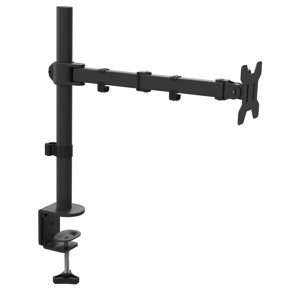 KANTO SINGLE ARM DESKTOP MONITOR MOUNT (BLACK)