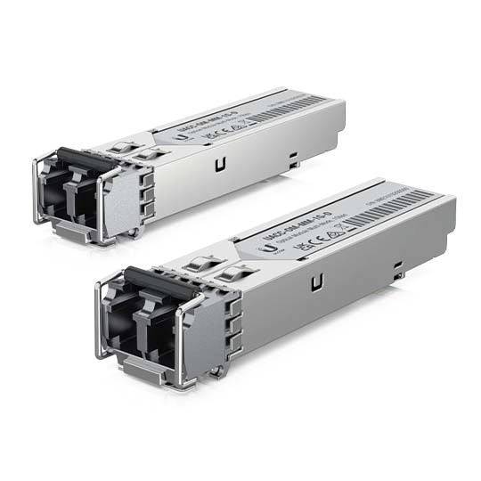 UBIQUITI FIBER MULTI-MODE SFP LC MODULE (550M) - 2-PACK