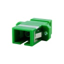 SC/APC-SC/APC F/F SM SIMPLEX PANEL MOUNT PLASTIC FIBER OPTIC ADAPTER