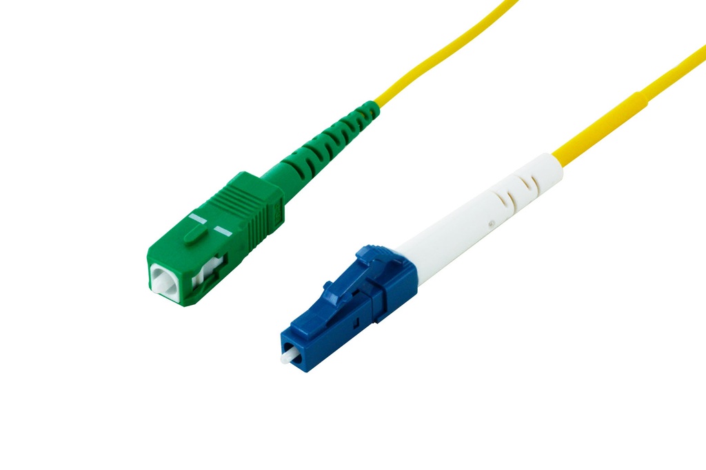 LC-SC/APC SM SIMPLEX 9/125 FIBER OPTICAL CABLE