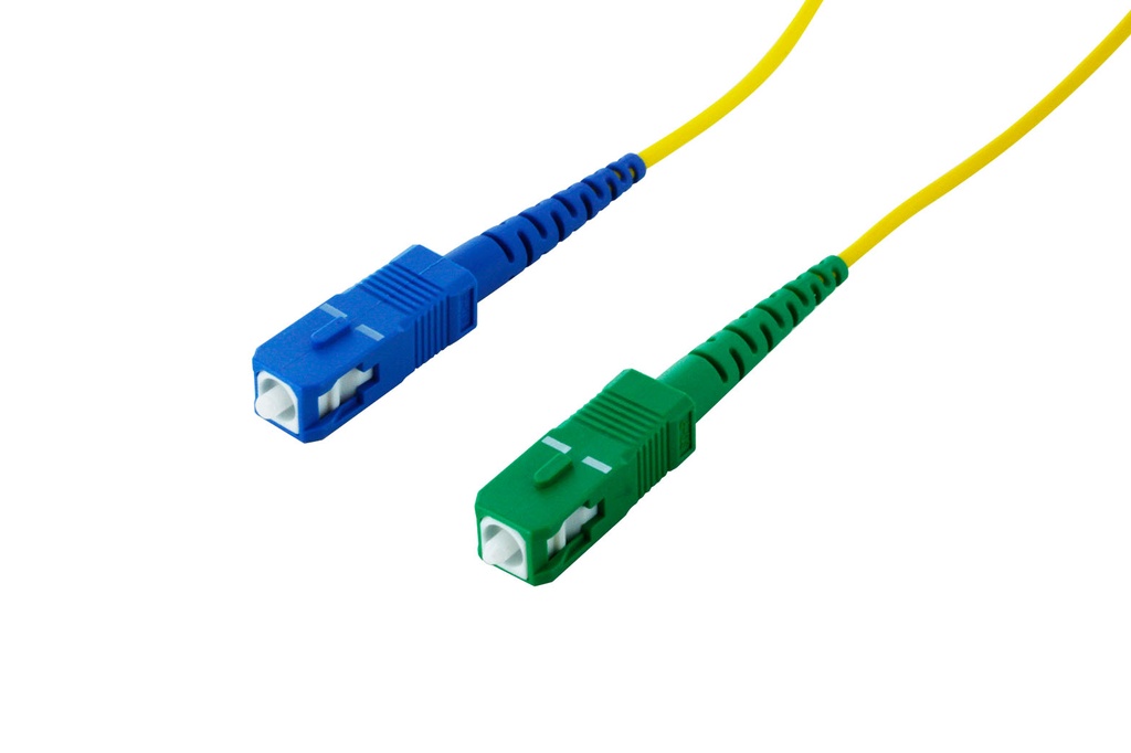 SC-SC/APC SM SIMPLEX 9/125 FIBER OPTICAL CABLE