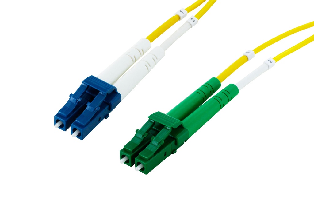 LC-LC/APC SM DUPLEX 9/125 FIBER OPTICAL CABLE