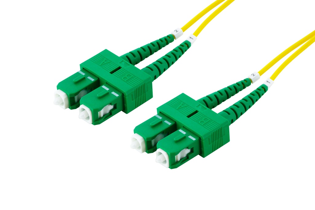 SC/APC-SC/APC SM DUPLEX 9/125 FIBER OPTICAL CABLE