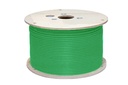 VERTICAL CABLE CAT6A 1000' GREEN SOLID SHIELDED F/UTP NETWORK BULK CABLE