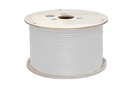 VERTICAL CABLE CAT6A 1000' WHITE SOLID SHIELDED F/UTP NETWORK BULK CABLE