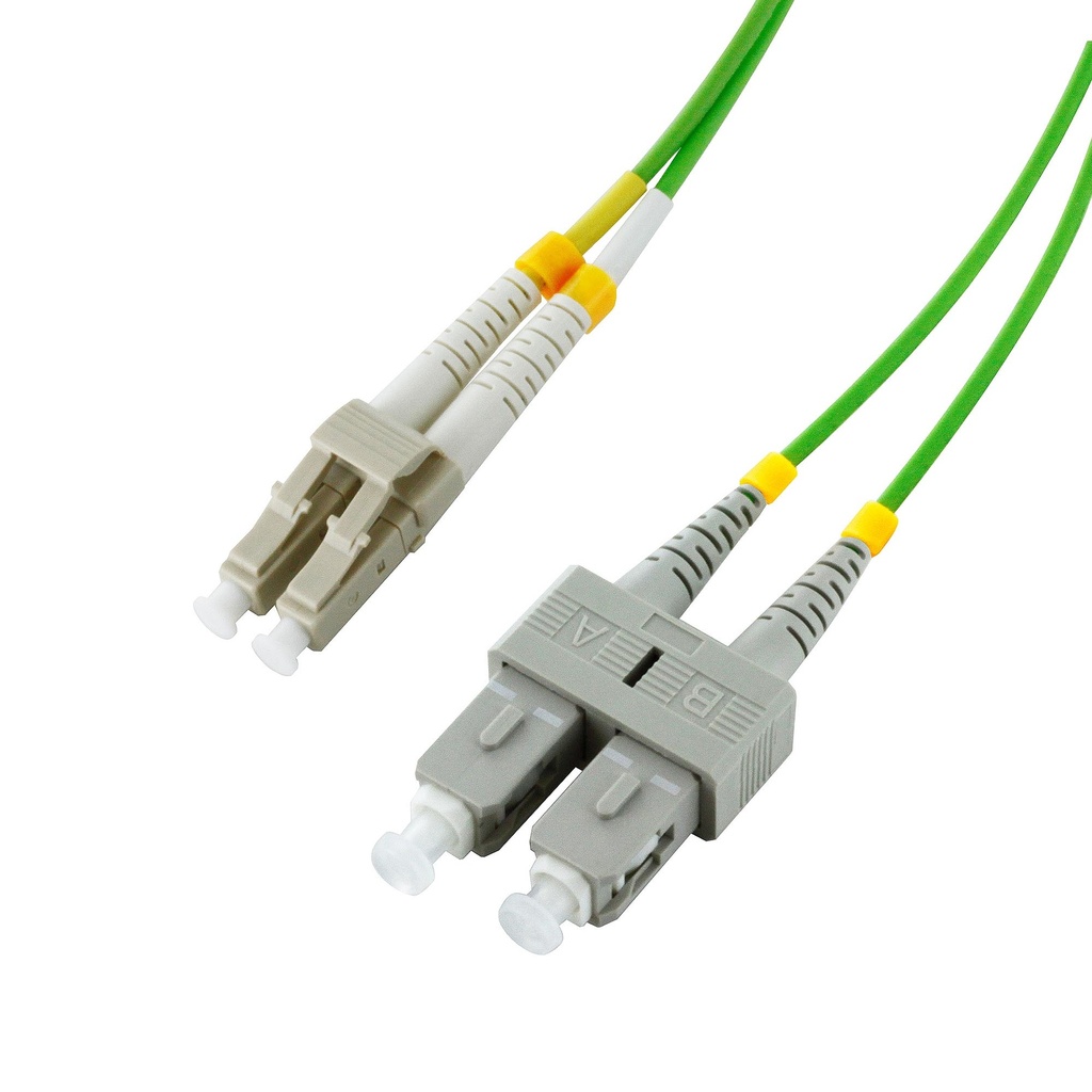 LC-SC MM DUPLEX 50/125 OM5 FIBER OPTIC CABLE