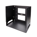 STARTECH 2-POST 8U OPEN FRAME WALL MOUNT NETWORK RACK WITH BUILT-IN SHELF & ADJUSTABLE DEPTH