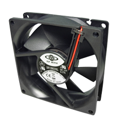 LOW NOISE 3/4 PIN CASE FAN 80X80X25MM