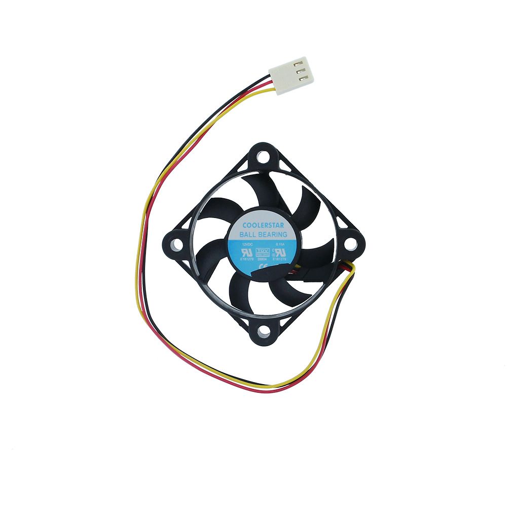 MEDIUM SPEED 3 PIN CASE/CPU FAN 50X50X10MM