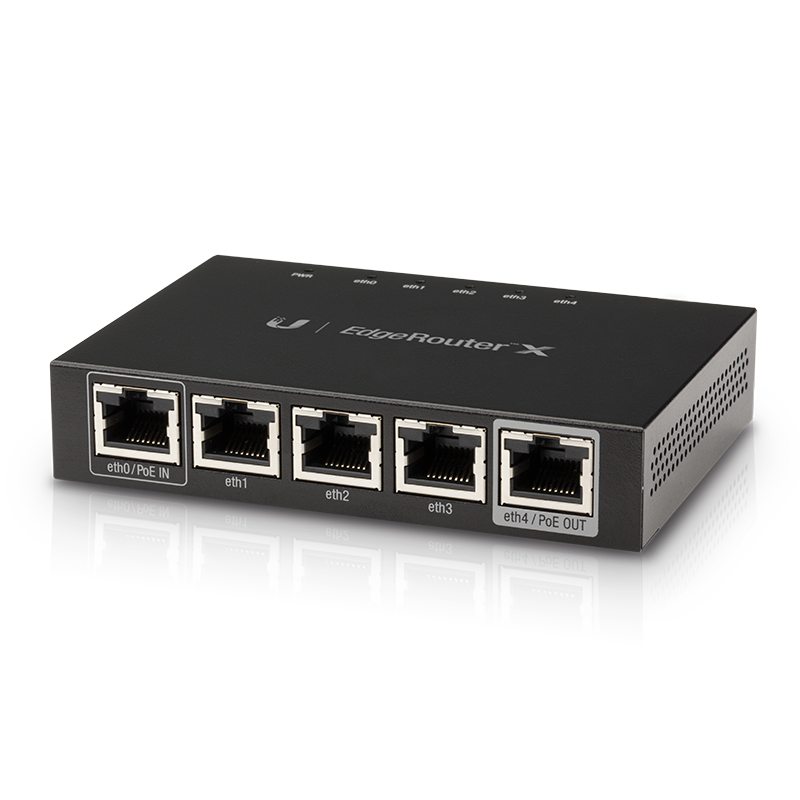 UBIQUITI EDGEROUTER-X 5-PORT POE-PASSTHROUGH ROUTER