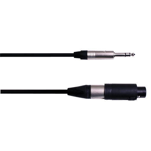 NEUTRIK [NC3FM-C] TO NP3-TRS WITH DIGIFLEX NK2/6 CABLE