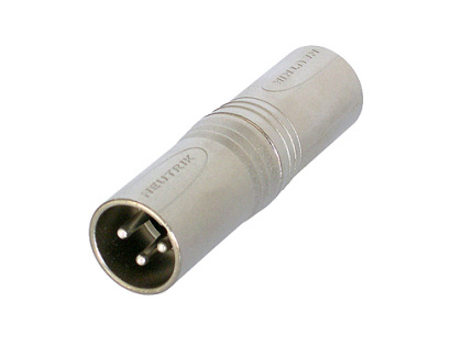 NEUTRIK XLR MALE TO XLR MALE COUPLER