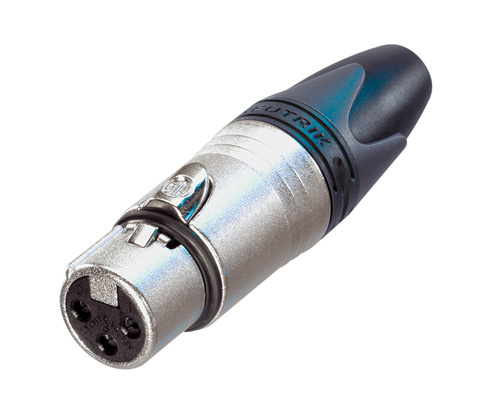 NEUTRIK 3 PIN XLR FEMALE CONNECTOR